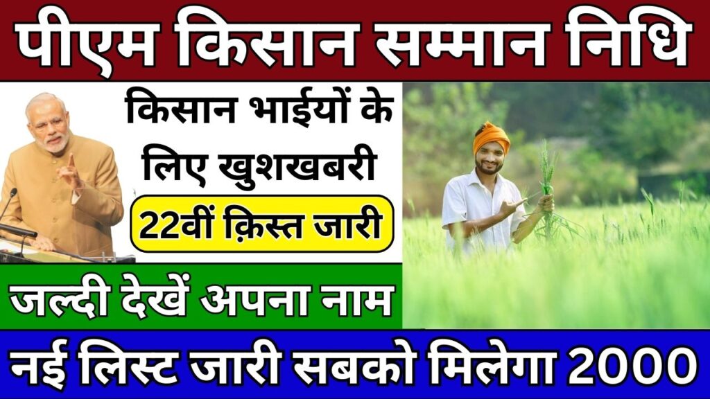 PM Kisan 22th Installment